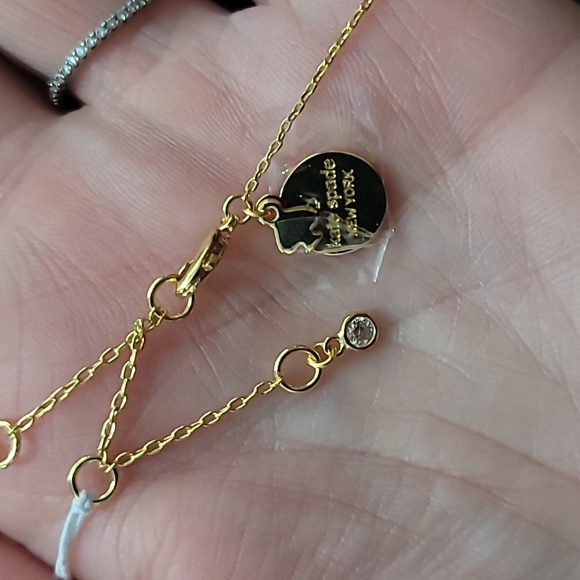 Kate Spade Disney Clear Minnie Mouse Pendant Necklace NWT - Picture 2 of 5